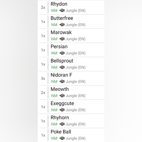 Pokémon Jungle Set - Picture 3 of 3